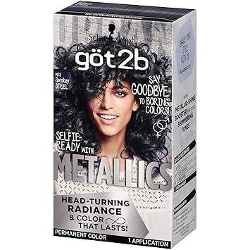 Buy Got2b Metallic Permanent Hair Color M73 Smoky Steel Online At