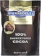 Ghirardelli 100 Percent Unsweetened Premium Baking Cocoa, 8 Ounce -- 6 per case.