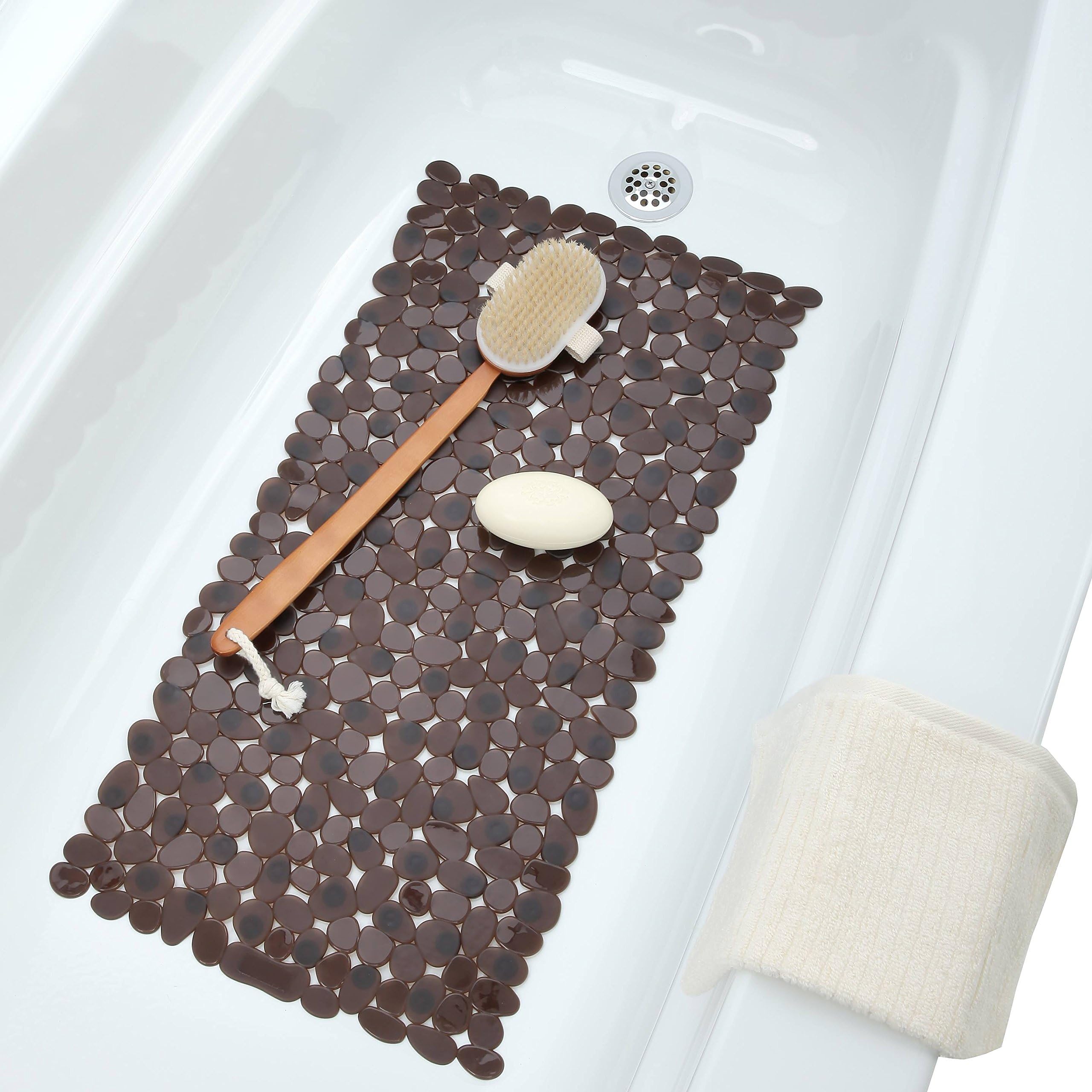 River Rocks Bath Mat - Chocolate