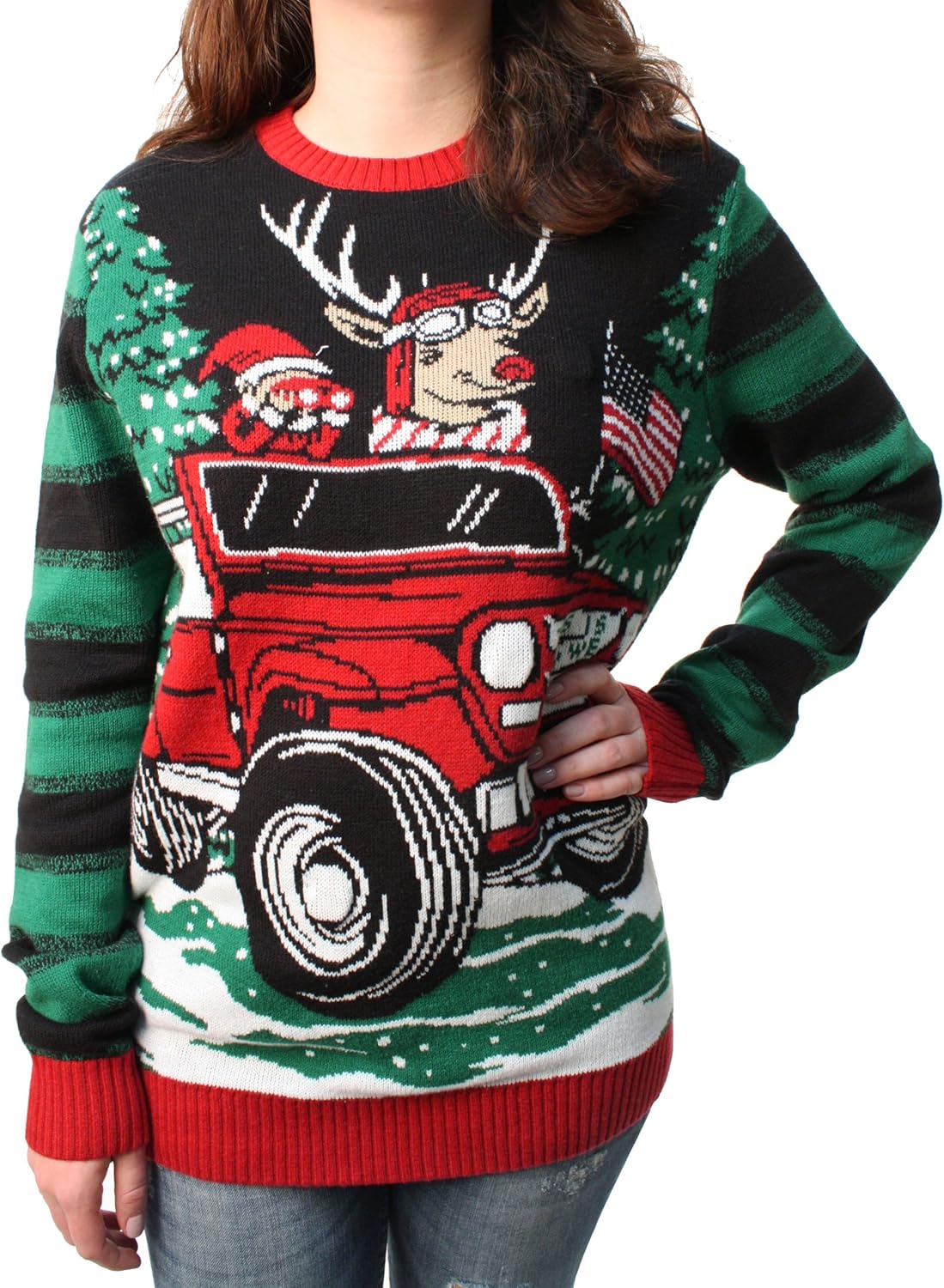 women's ugly christmas sweater plus size
