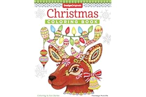 Christmas Coloring Book (Coloring is Fun) (Design Originals) 32 Fun & Playful Holiday Art Activities from Thaneeya McArdle on Extra-Thick Perforated Pages that Resist Bleed-Through
