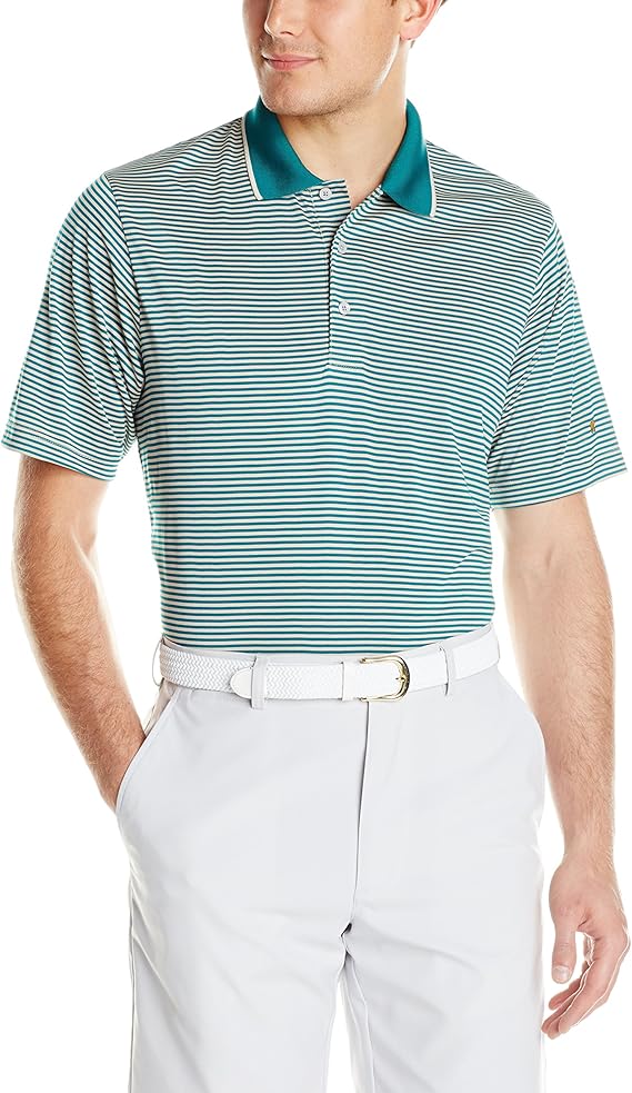 Jack Nicklaus Men's Golf Performance Bear's Club Feeder Polo Shirt