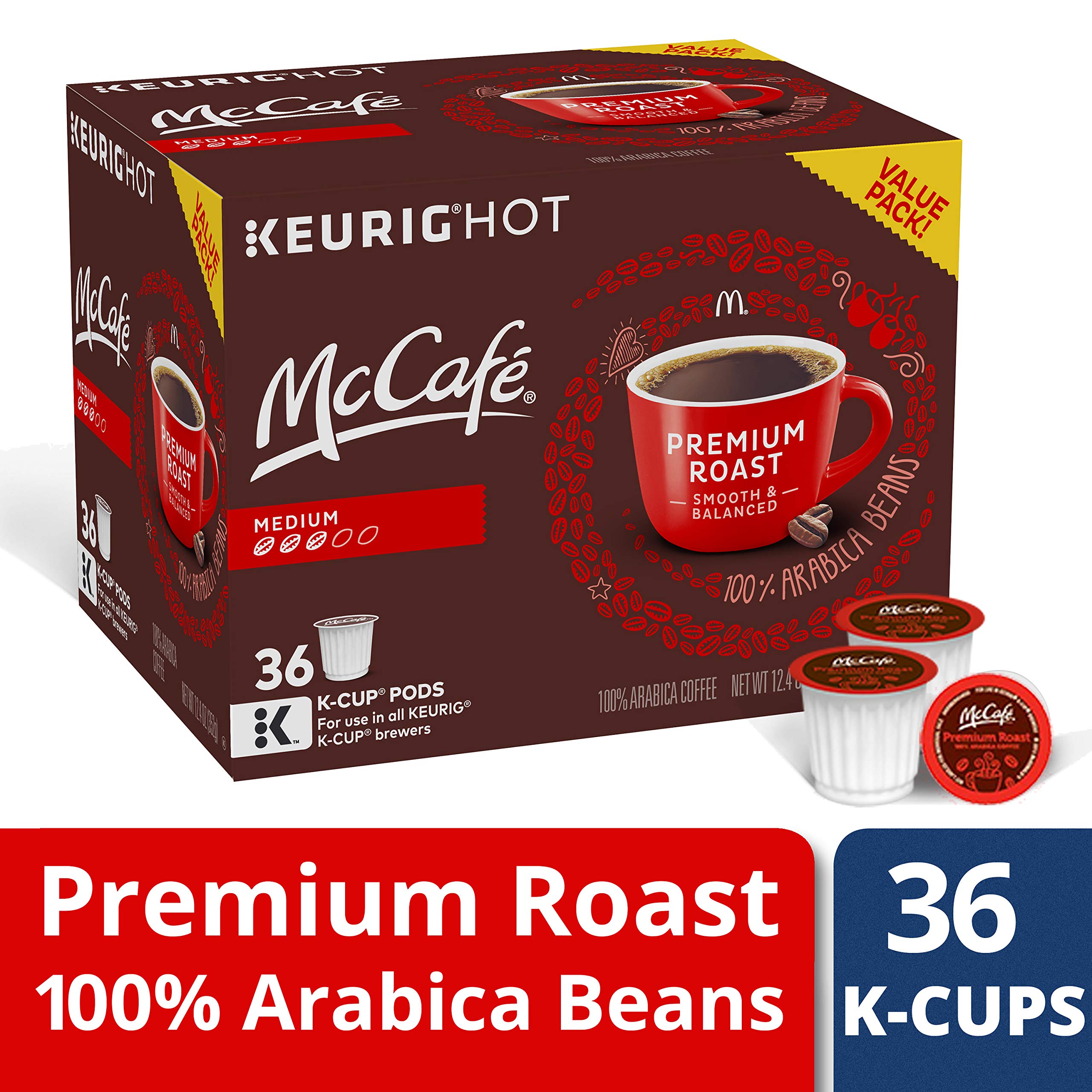 McCafe Premium Roast Coffee KCup Pods, 36 Count eBay