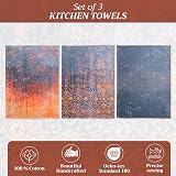Maison d' Hermine Kitchen Towels Set of 3 100% Cotton 70x50 cm view 2