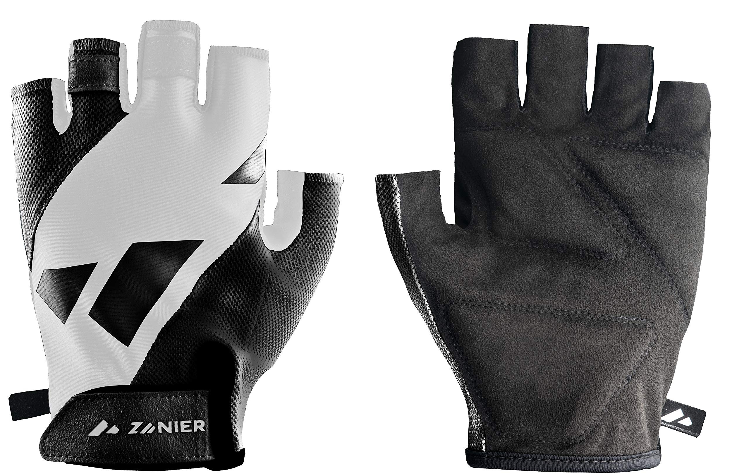 Zanier Unisex Adult 85040-2010-6.5 Gloves, Black, White, 6.5