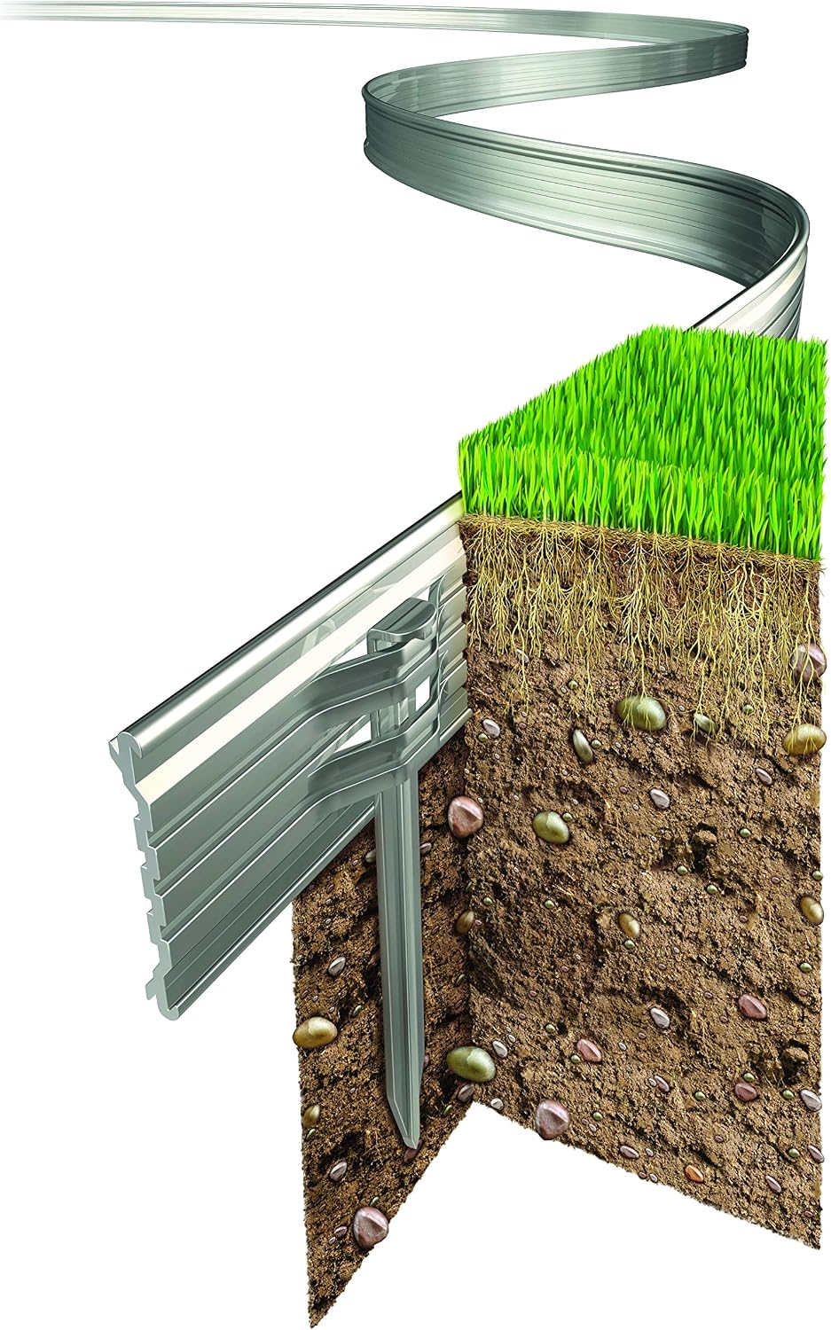 Swift Edge Garden Edging - 12m pack - Natural