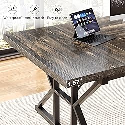 LITTLE TREE 70.8-Inch Large Executive Desk, Extra