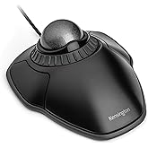 Kensington Orbit Trackball Mouse with Scroll Ring (K75327WW), Black-Grey