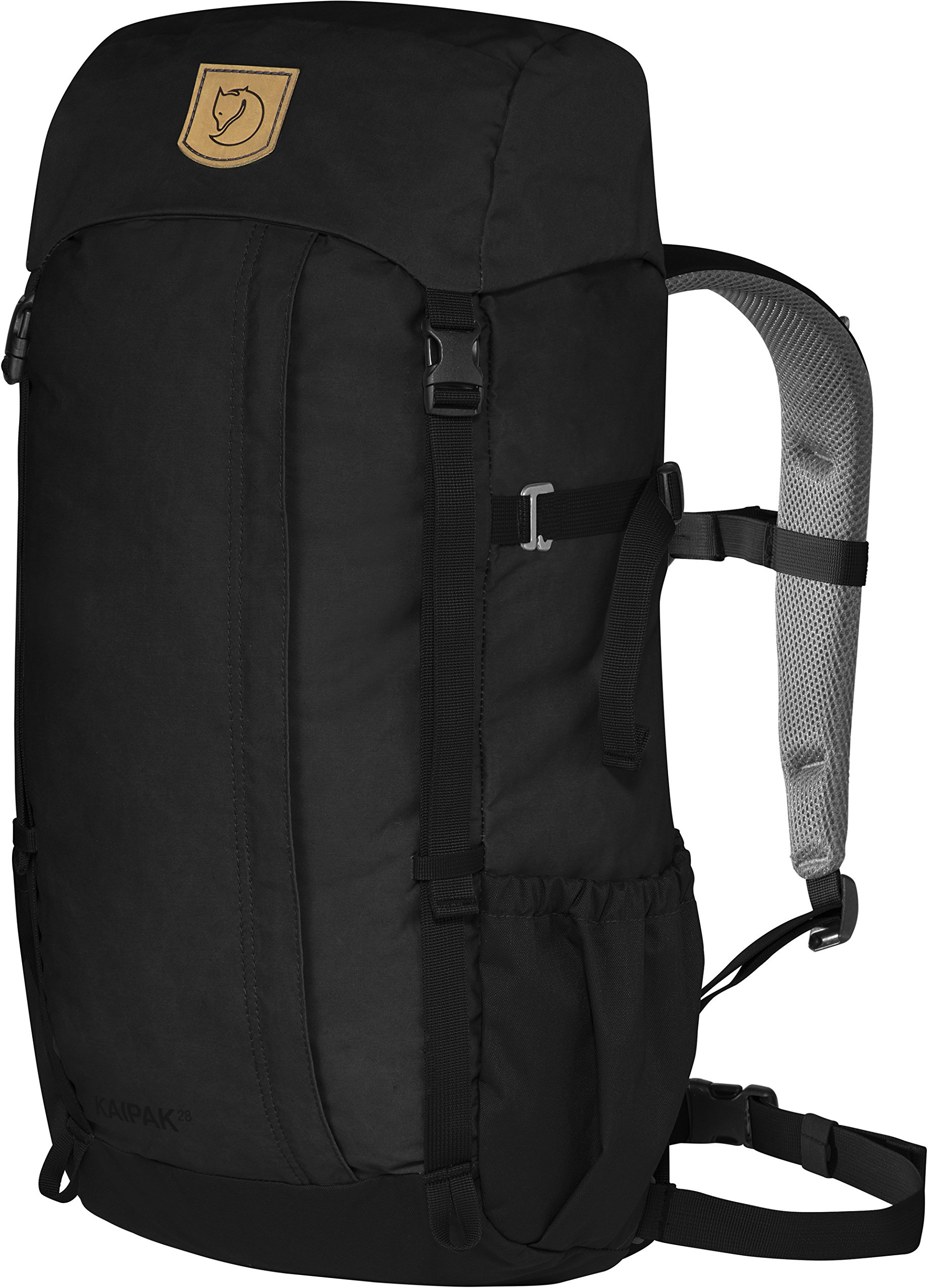 Fjallraven Unisex Adult Kaipak 28 Trekking Backpack - F27084-Black, 28 x 21 x 57 cm/28 Litre