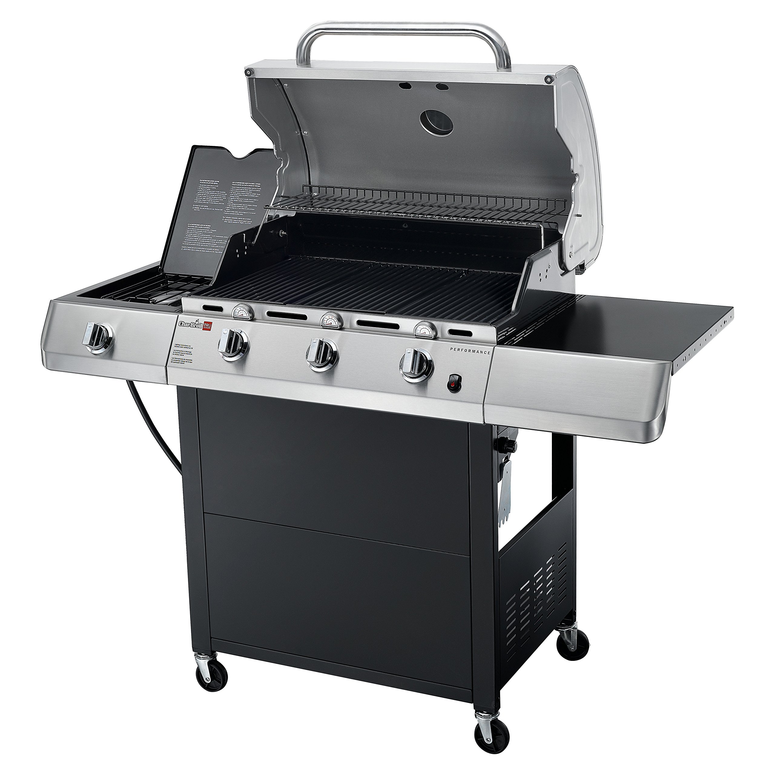 CharBroil Performance TRU Infrared 480 3Burner Gas Grill with Side