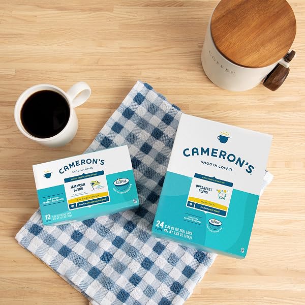 CAMERON’S COFFEE SINGLE SERVE PODS, BREAKFAST BLEND, 72 COUNT (PACK OF 1)