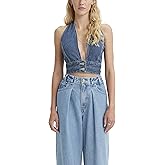 Levi's Women's Daisy Denim Halter Top