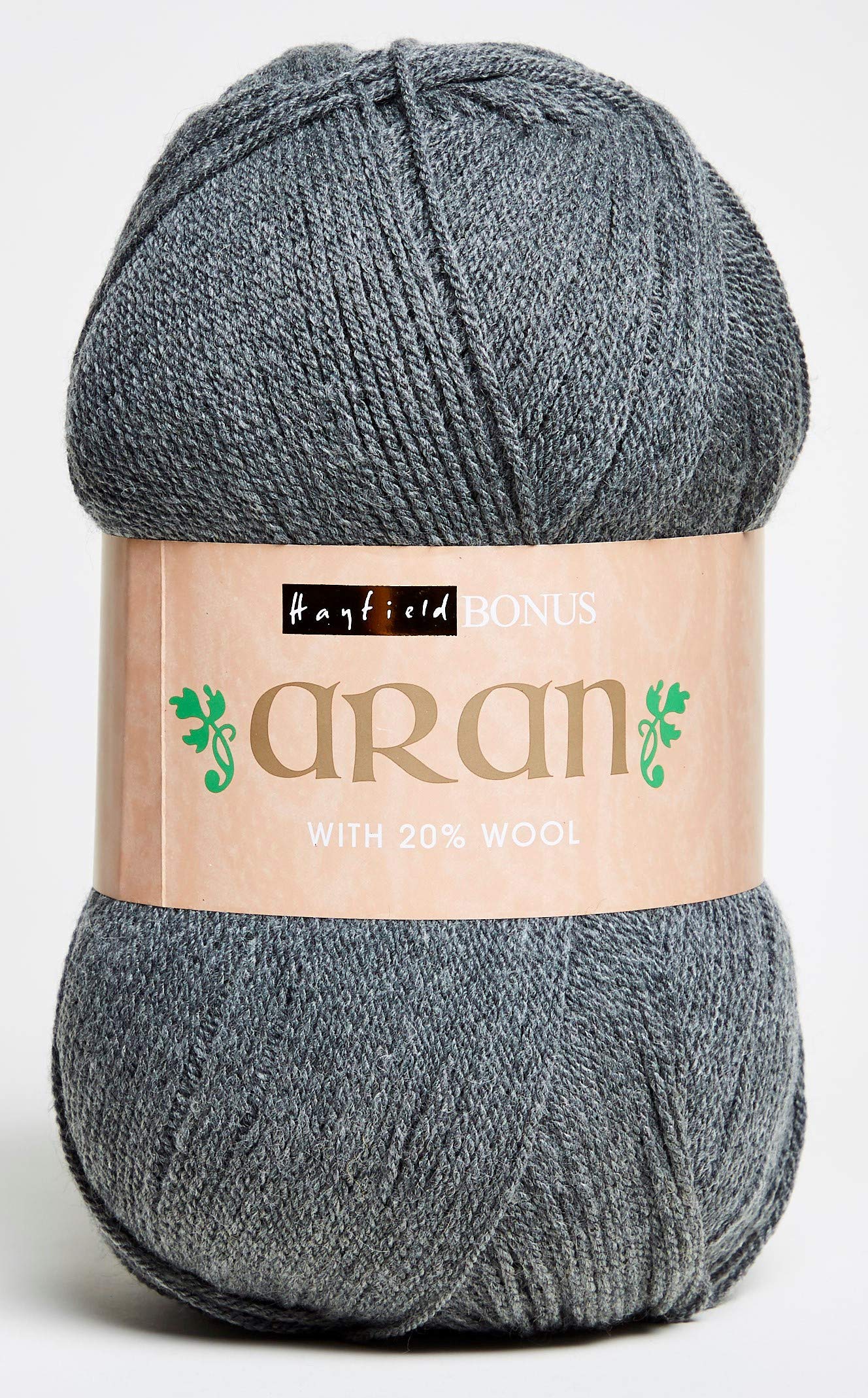 Sirdar Hayfield Bonus Aran with Wool, Forge (051), 400g, Grey โ image 1