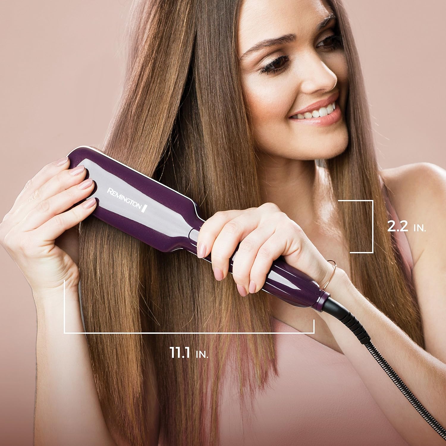 Remington 2" Flat Iron with Thermaluxe Advanced Thermal Technology, Purple, S9130S: Beauty