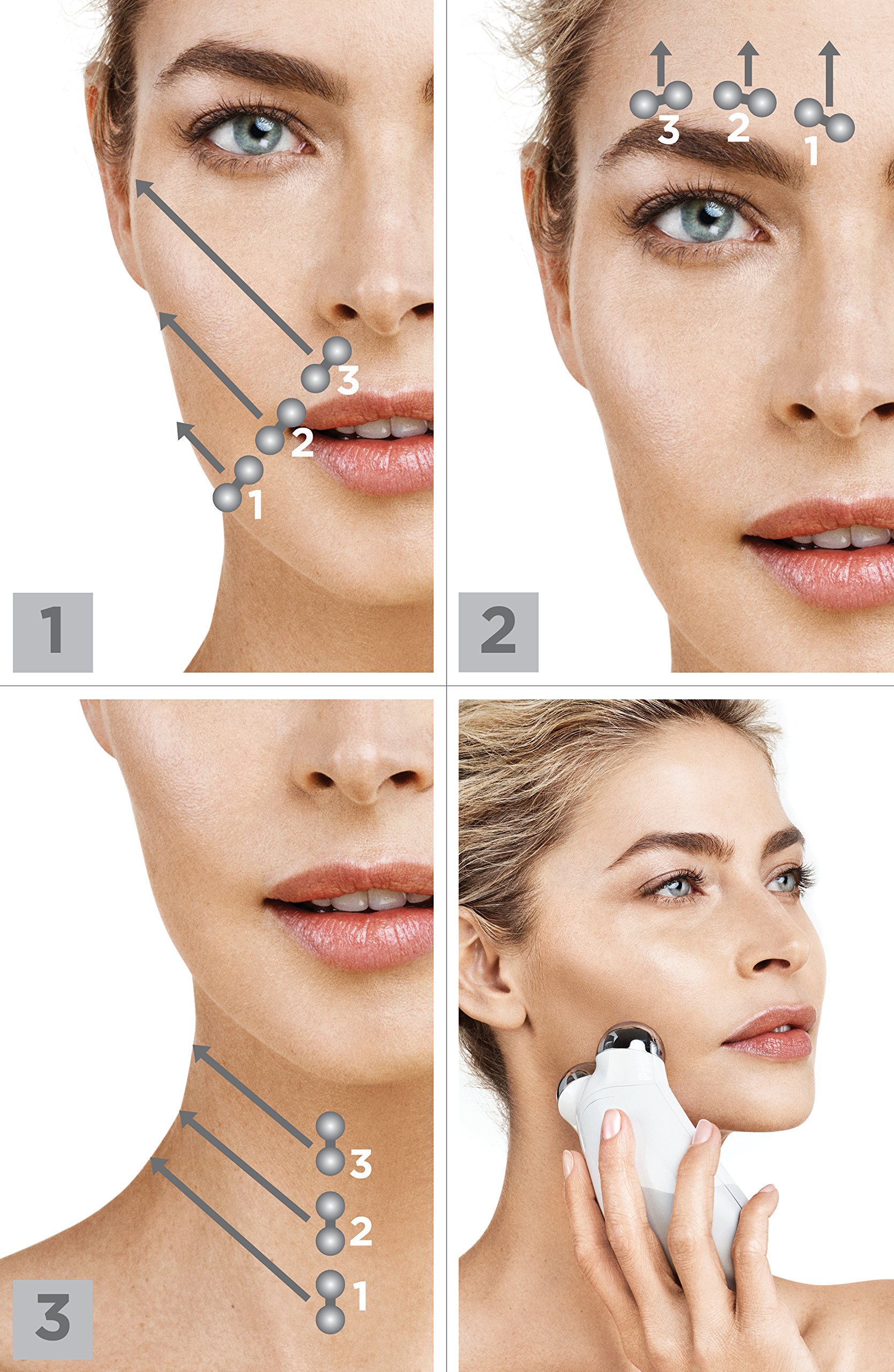 NuFACE Advanced Facial Toning Kit Trinity Facial Trainer Device