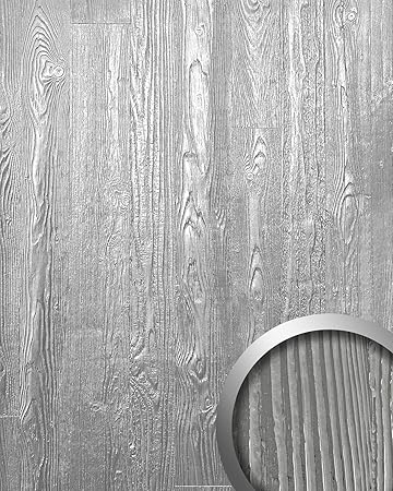 Wandpaneel Holz Optik Wallface 14808 Wood Design Shop Blickfang Dekor Platte Selbstklebende Tapete Metall Grau Weiss 2 60 Qm Amazon De Baumarkt