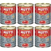 Mutti Whole Peeled Pelati Tomatoes 28oz | 6 Pack | Italy&rsquo;s #1 Tomato Brand | Fresh Taste for Italian Cooking | BPA Free Canned | Vegan &amp; Gluten Free | No Additives or Preservatives | Imported from Italy