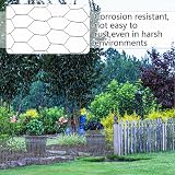 UNU Chicken Wire Mesh Roll 26 m 0.5 mm 2.5x5 cm Garden Fencing view 3