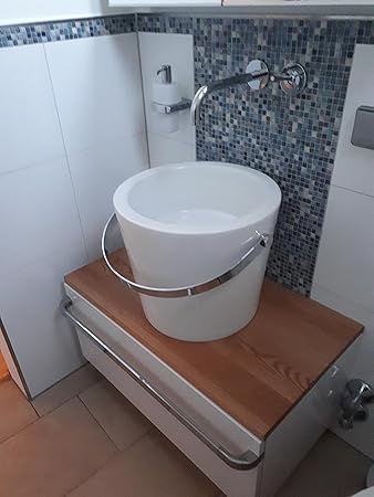 Waschtisch Eiche massiv , Waschtischplatte Massivholz