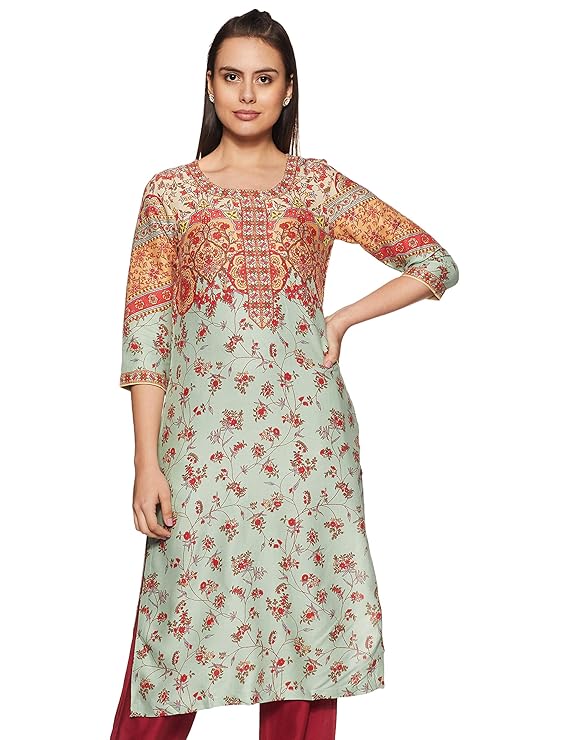 Women's Rayon straight Kurta