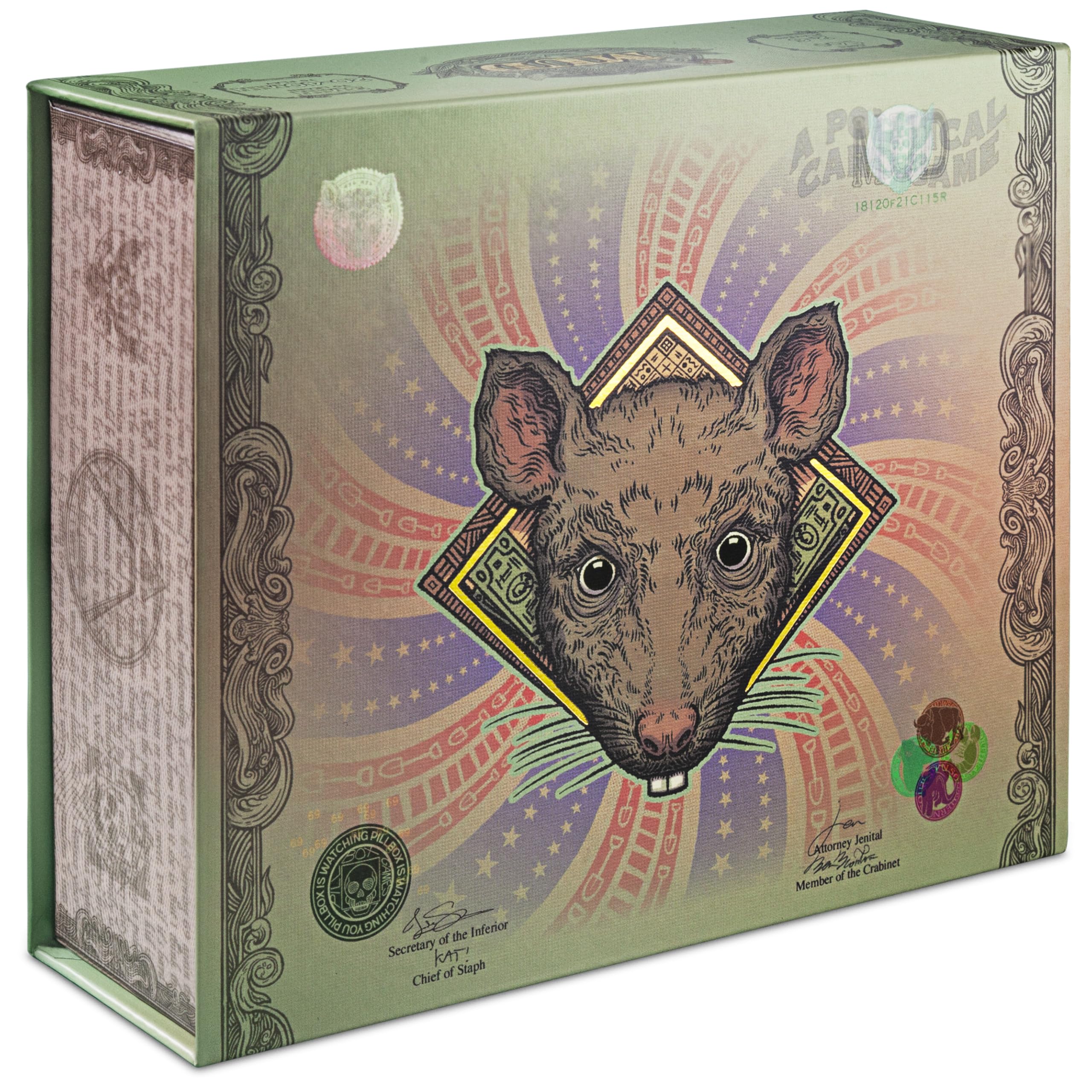 Pillbox Games | Mud | Board Game | Ages 14+ | 2-6 Players | 20-40 Minutes Playing Time