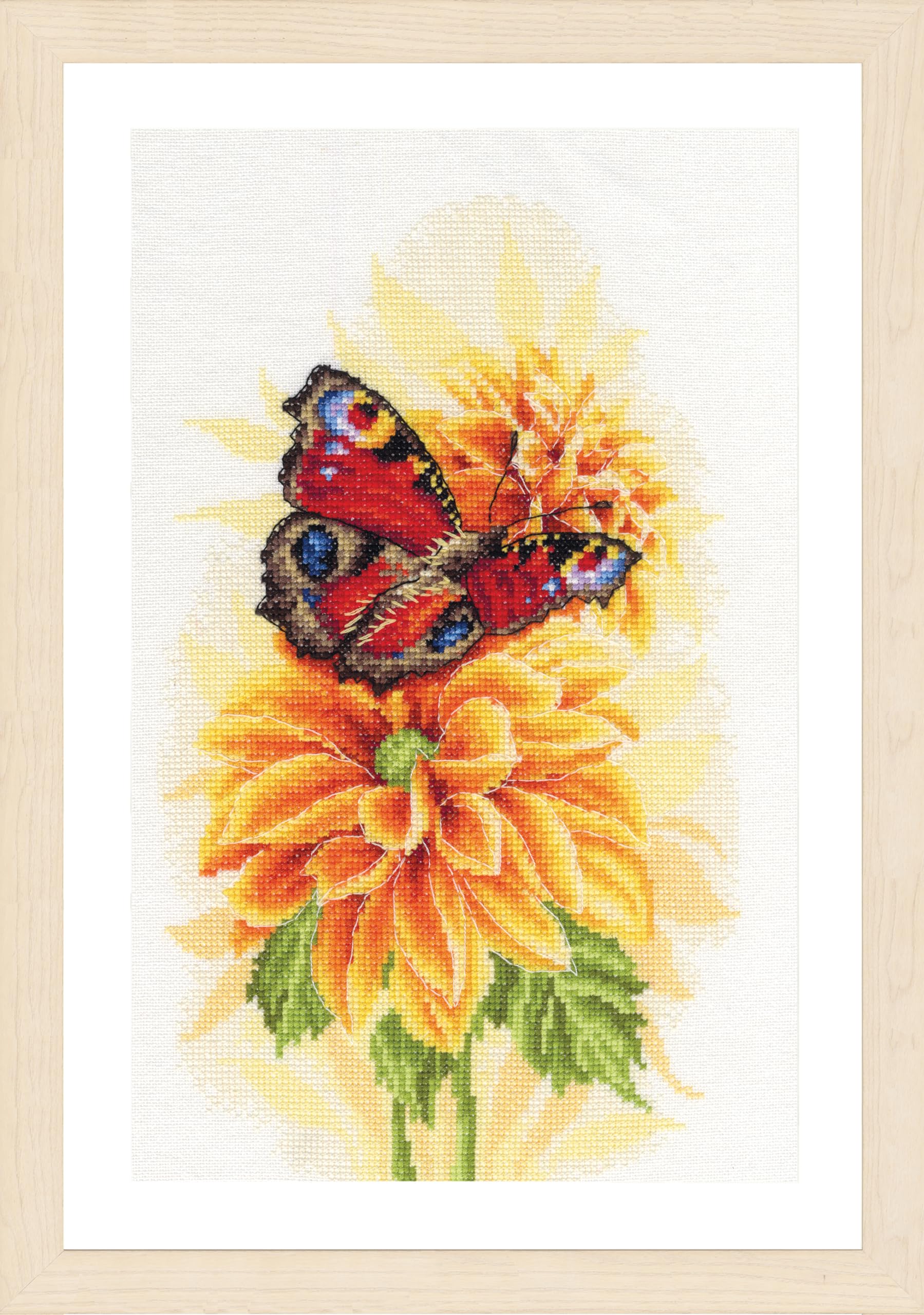 Unbekannt Lanarte Cross Stitch Embroidery Kits Counted Cross Stitch Pictures Set Flattening Wall Decoration Handmade Set for Adults 22 x 33 cm DIY Decoration Craft Set Craftsman Creative Gift Set
