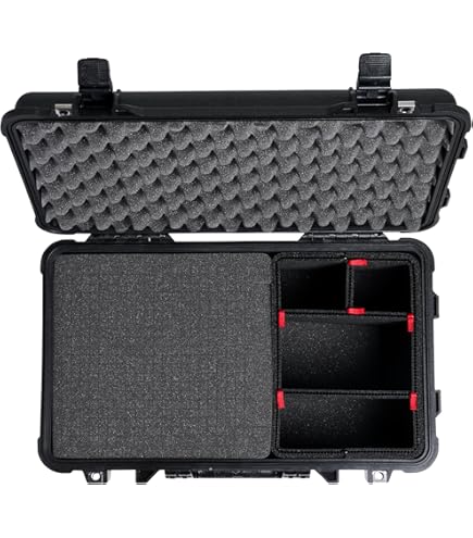 フュアハンドランタン&Directionホヤ&バリスティクスケースセット Amazon.com : Pelican 1510 TrekPak Kit with Lid Foam, Customizable
