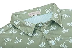LE VONFORT Polo Shirts for Men Dry Fit Short Sleeve