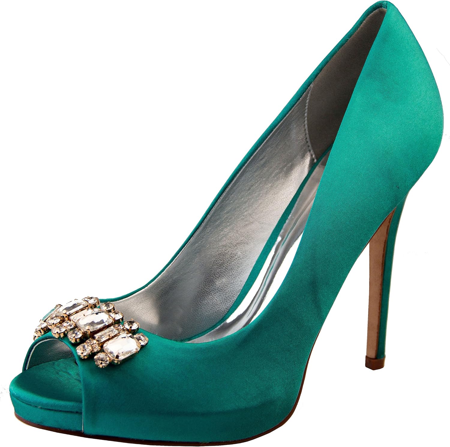 teal bridal shoes