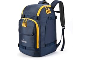Unigear Ski Boot Bag Backpack for Helmet 50L/70L, Goggles, Gloves, Skis, Snowboard & Accessories