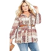 Avenue Womens Plus Size Tunic Charmed