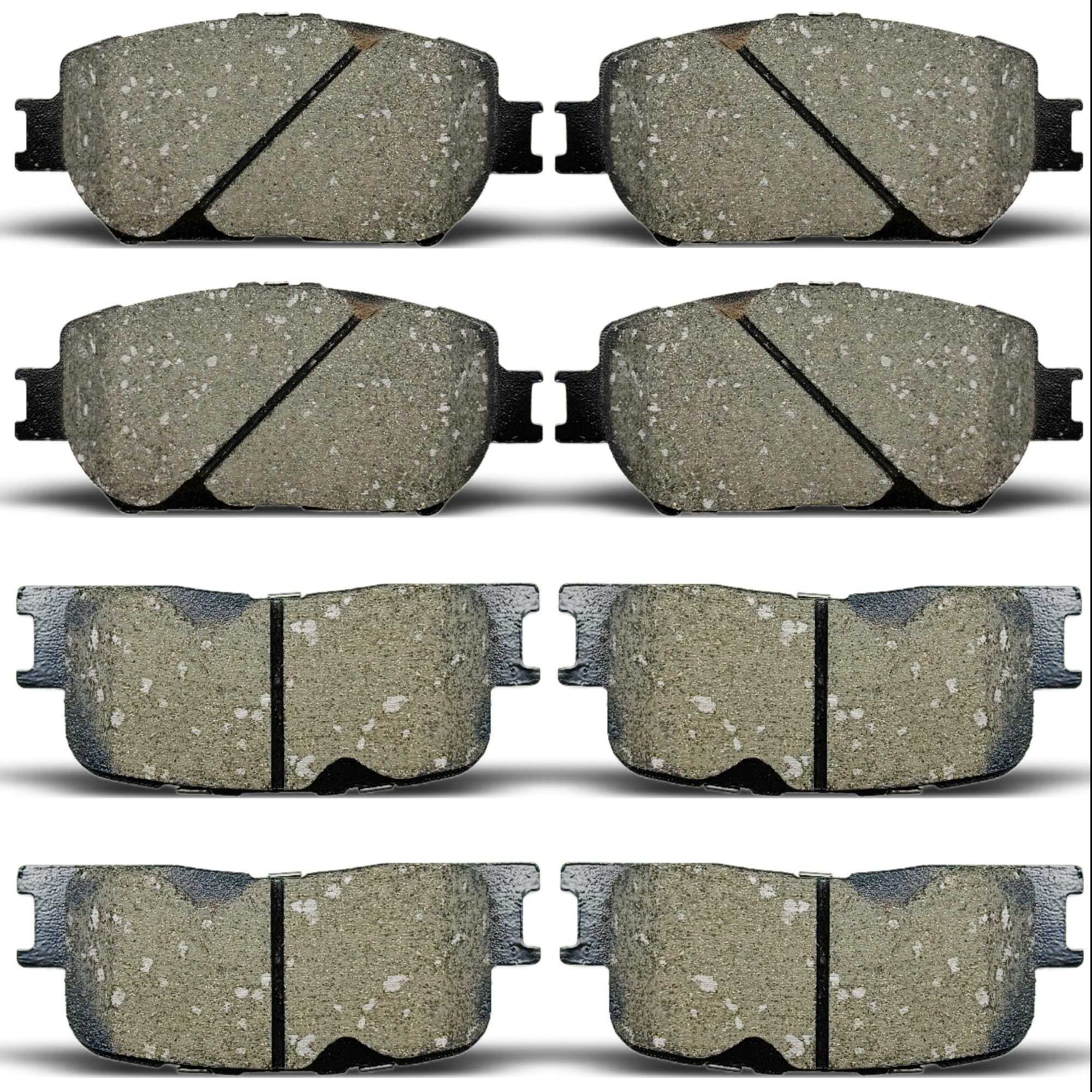 Photo 1 of D908 D885 Ceramic Brake Pads Sets Front & Rear Replacement For Toyota For Camry 2002-2006