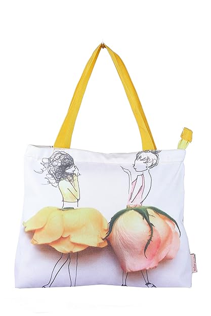 Nostaljia Girls Tote Bag(Multi-Coloured,Mntt012)