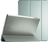 ProCase iPad 10.2 Case 9th 8th 7th Gen Slim Translucent Back Light Grey