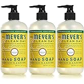MRS. MEYER'S CLEAN DAY Hand Soap, Made with Essential Oils, Biodegradable Formula, Honeysuckle, 12.5 fl. oz - Pack of 3