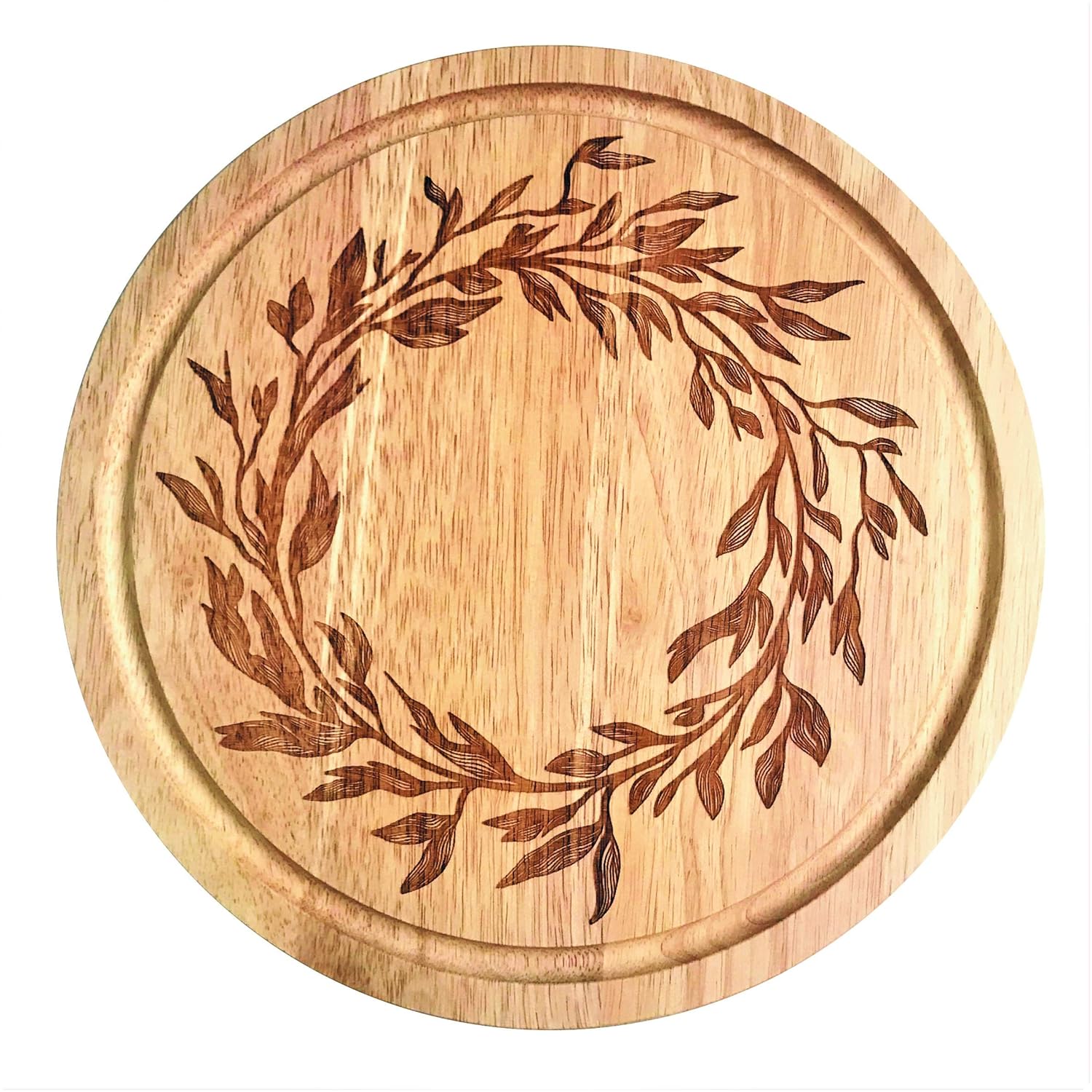 Wreath Floral Cutting Kitchen Board Amazon.co.uk Handmade