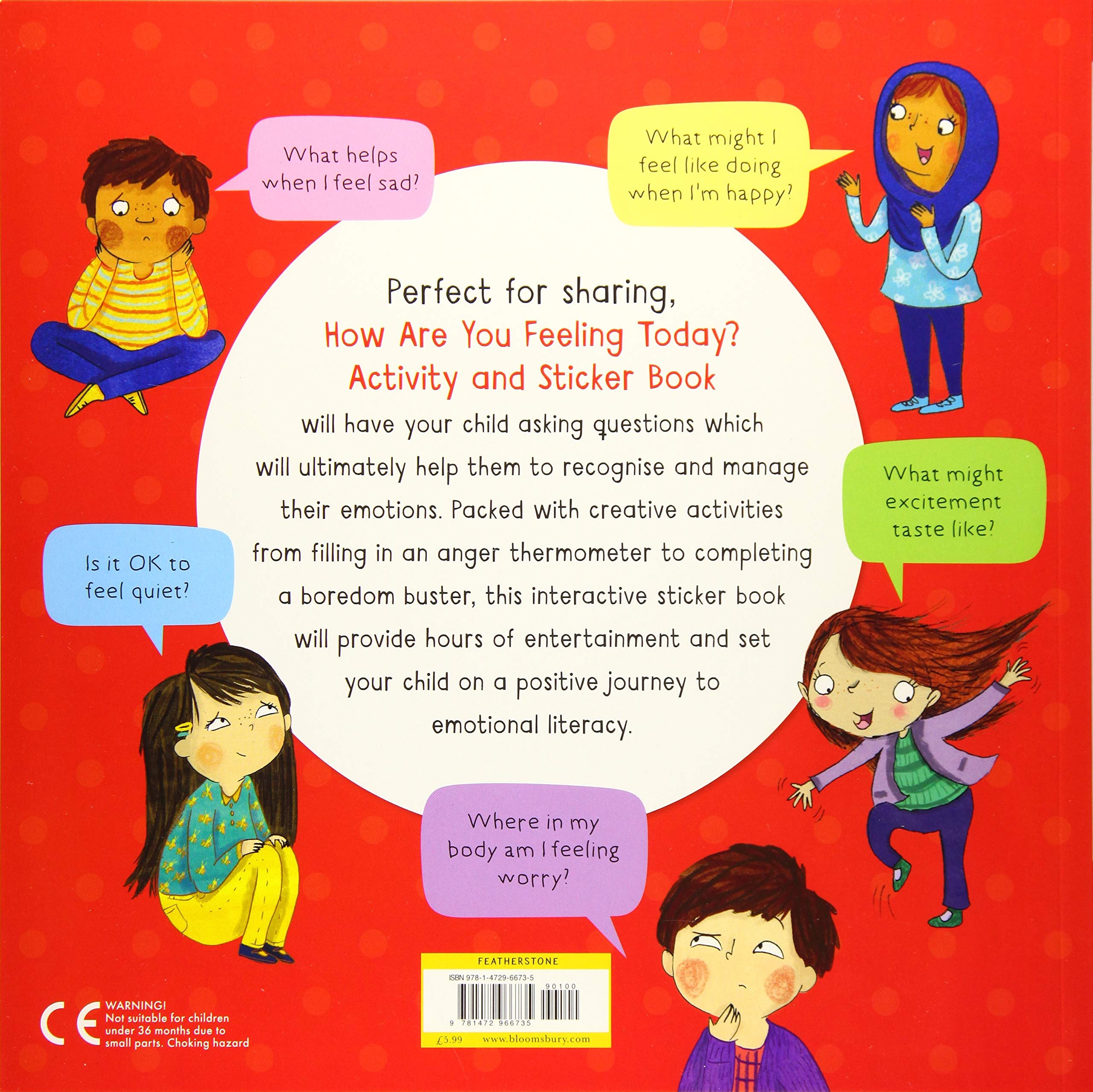 How Are You Feeling Today Activity And Sticker Book Potter Molly Jennings Sarah Amazon Co Uk Books