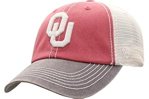 Top of the World Oklahoma State Cowboys Men's Relaxed Fit Adjustable Mesh Offroad Hat Team Color Icon, Adjustable