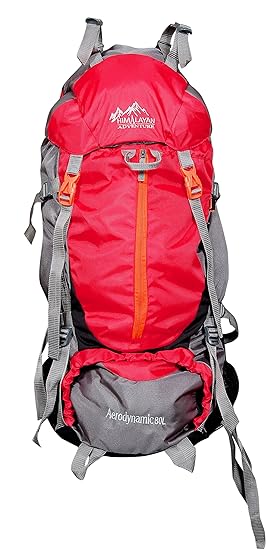 Himalayan Adventures 80 Ltrs Red Backpack/Rucksack