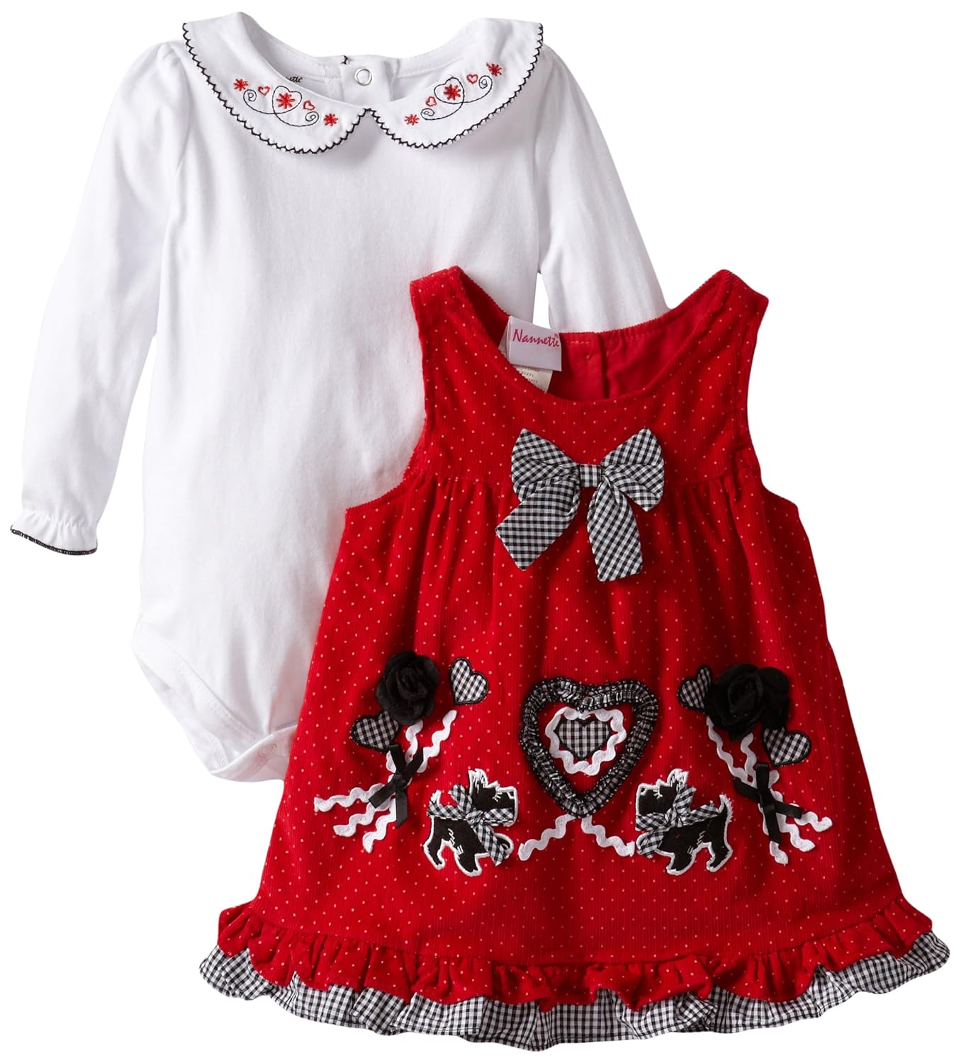 Nannette baby red dress Clearance