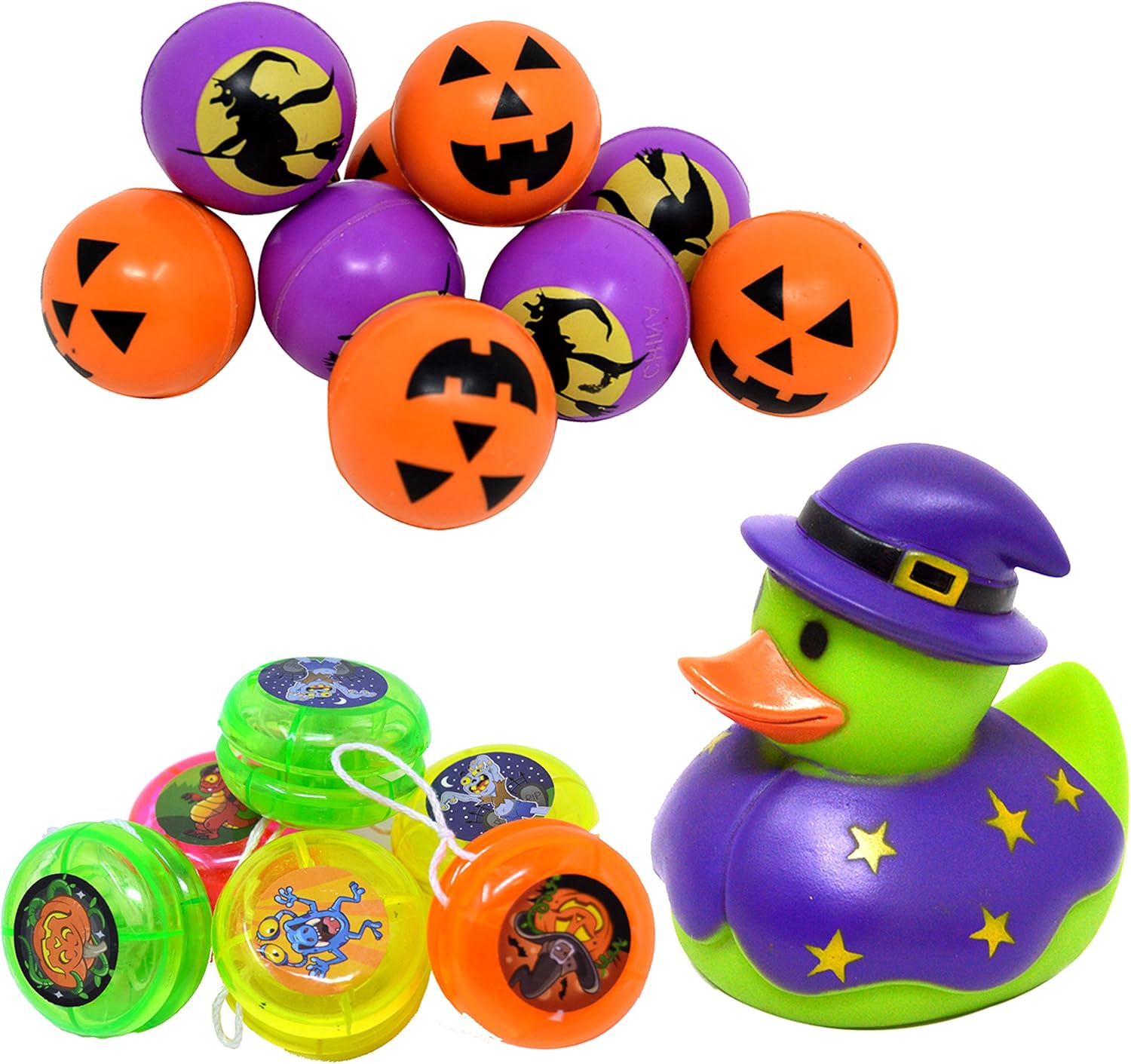 JOYIN 120 Pieces Halloween Toys Assortment for Halloween Party Favors, School Classroom Rewards, Trick or Treating, Halloween Miniatures, Halloween Prizes: Toys & Games