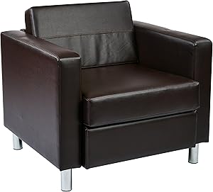 OSP Home Furnishings Pacific Armchair, Espresso