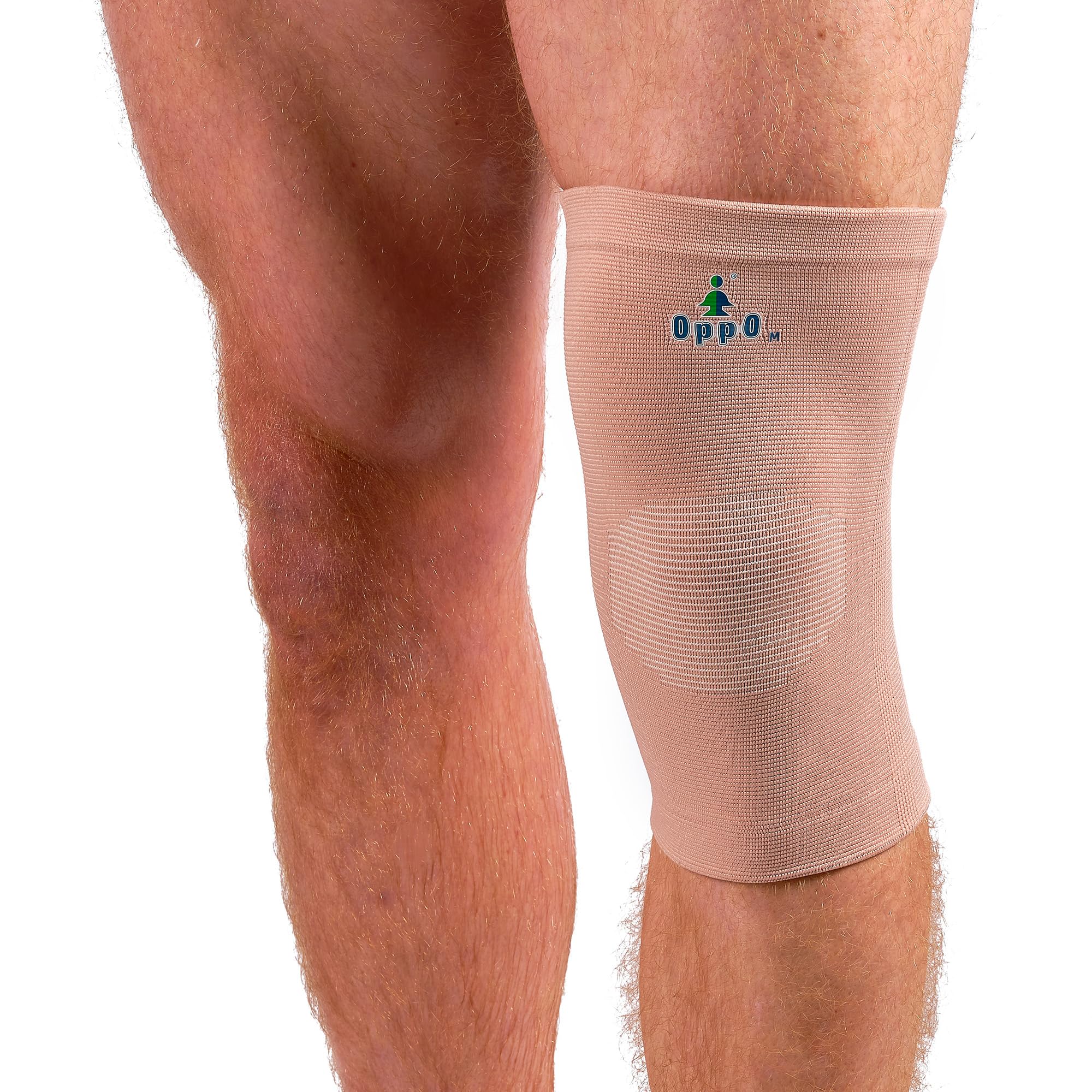 OPPO 2022 Elasticated Knee Support | 4-Way Stretch Compression Brace for Joint Pain Relief, Arthritis, Sprains & Strains | Medium