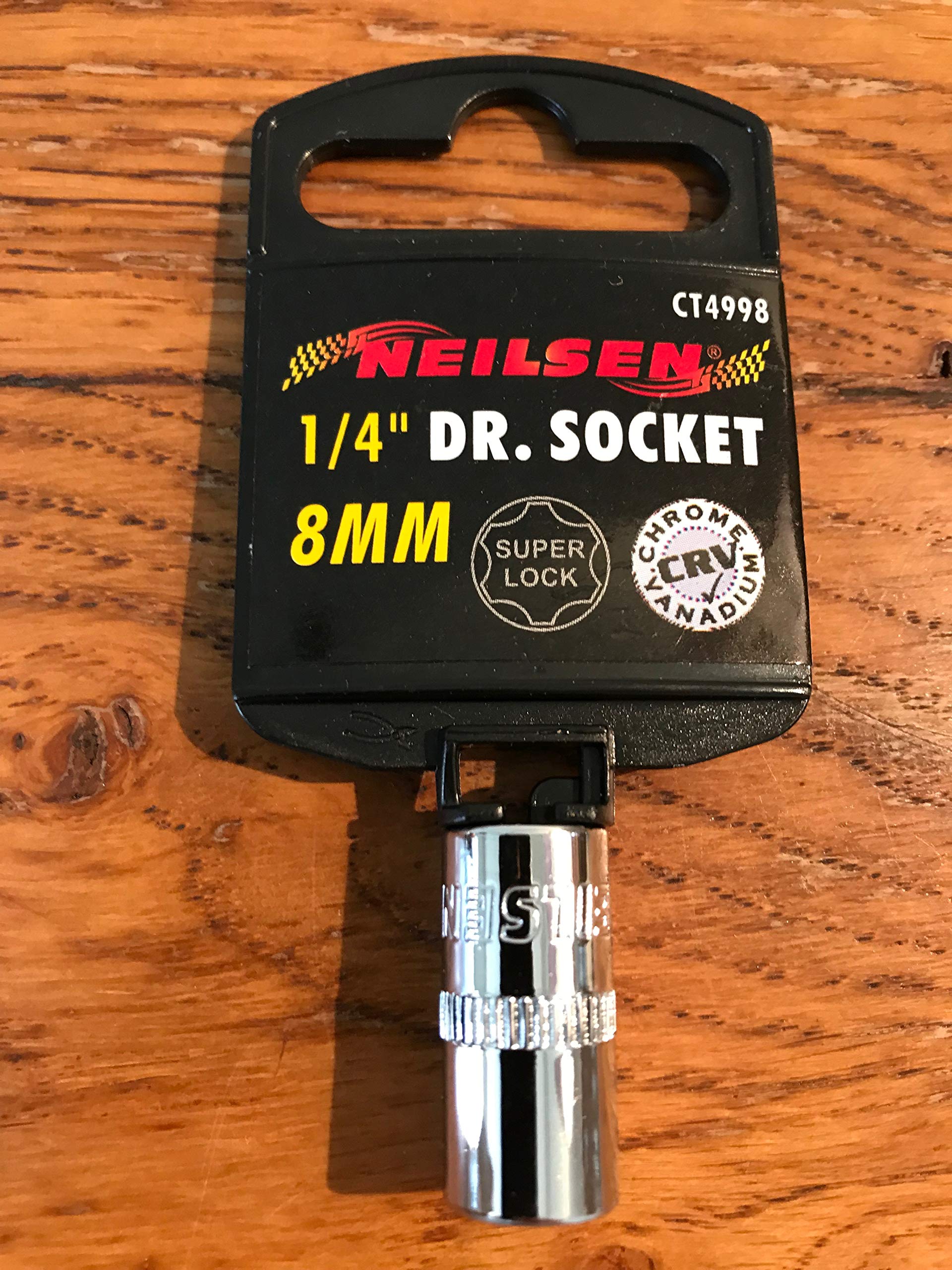 Neilsen CT4998 1/4in DR 8mm Super Lock Socket
