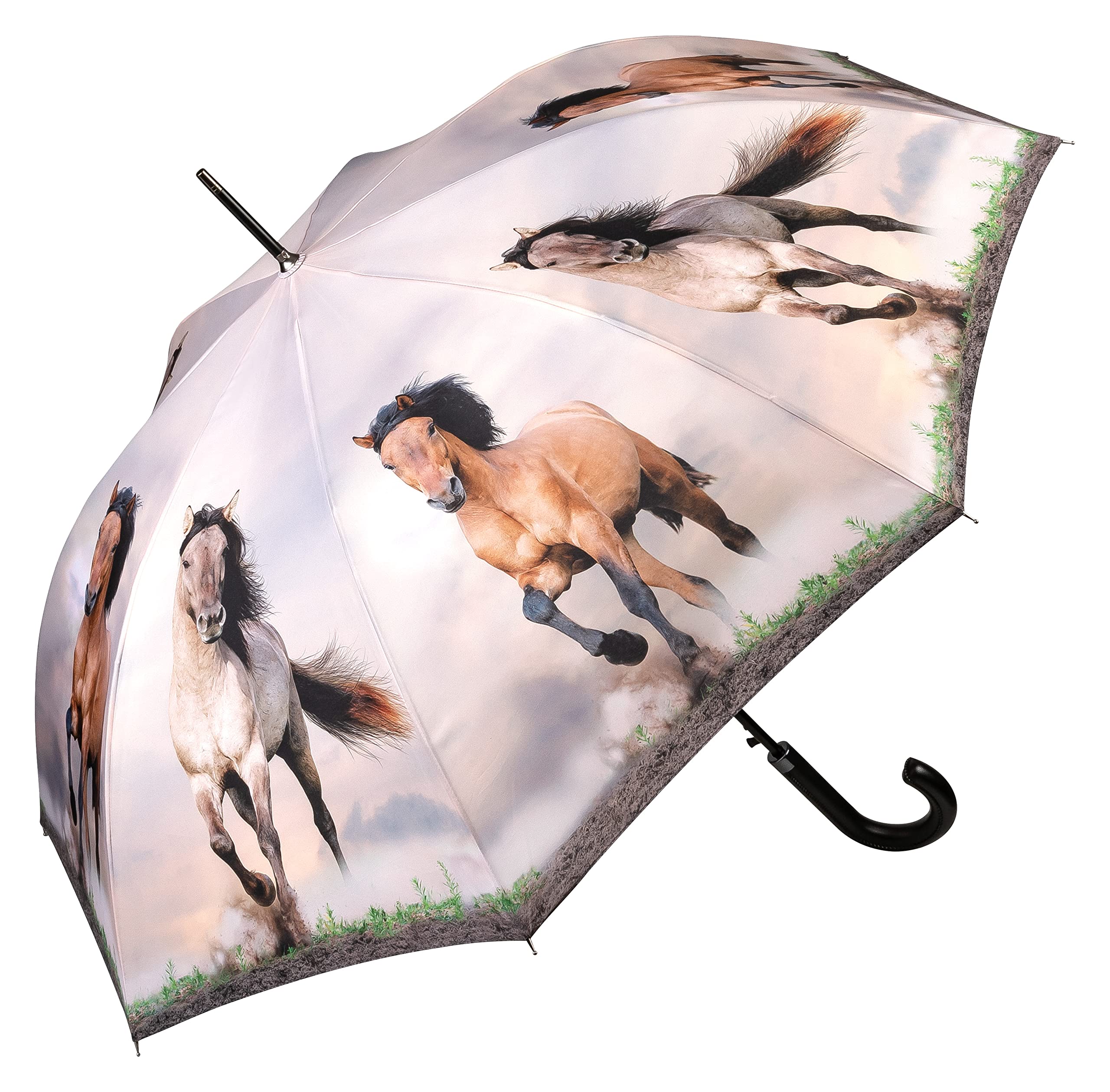 VON LILIENFELD® Umbrella Automatic Women Wild Horses