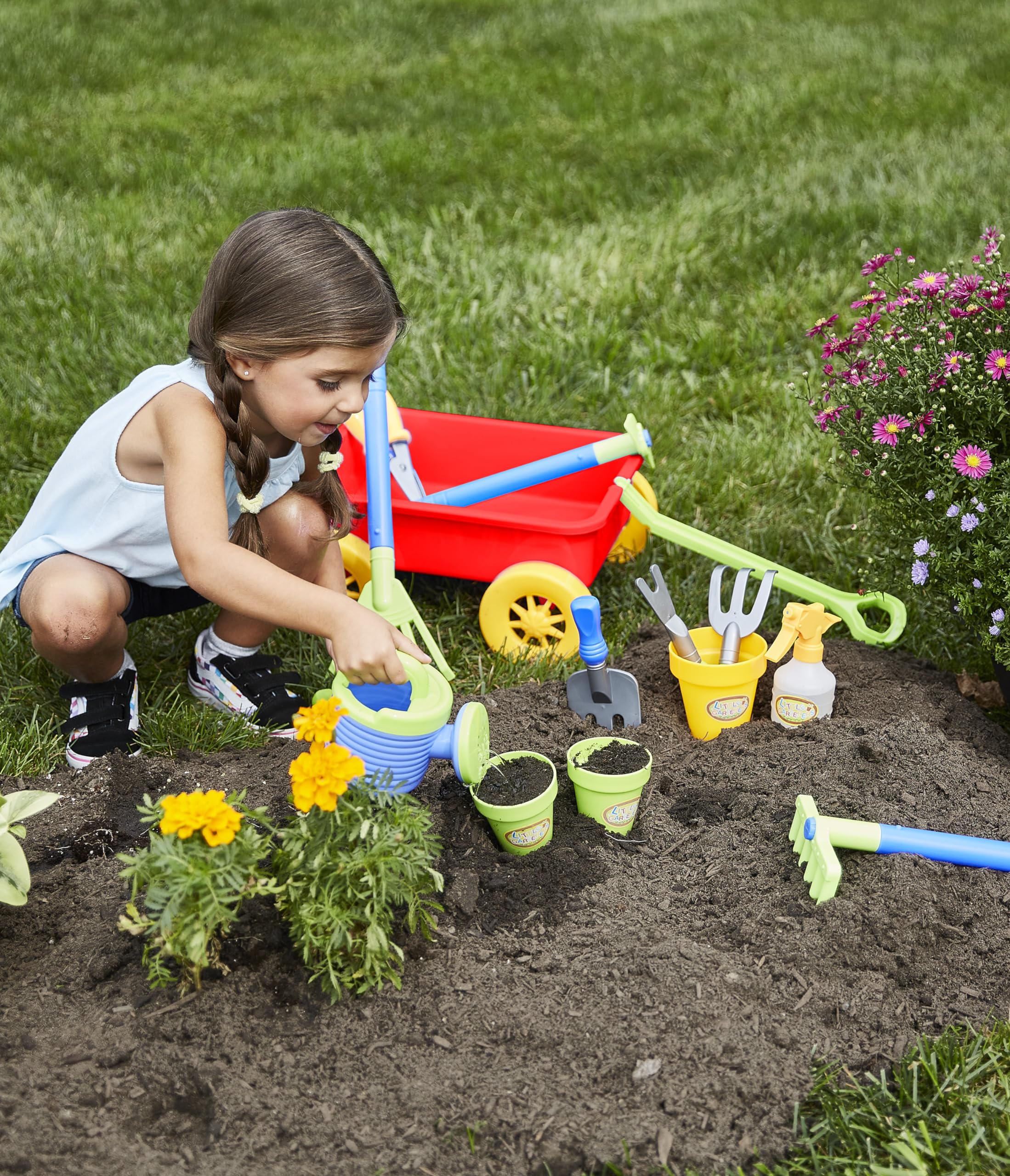 Kidoozie My First Gardening Set - Sprout Green Thumbs with This Pretend Play Playset - Indoor and Outdoor Fun for Ages 3+