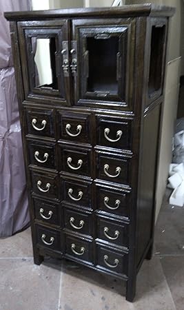 Amazon.de: Antiker Apothekerschrank Aktenschrank Büroschrank Apotheke