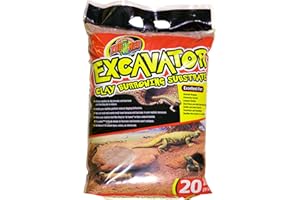 Zoo Med Laboratories Excavator Clay Burrowing Substrate, 20 lb