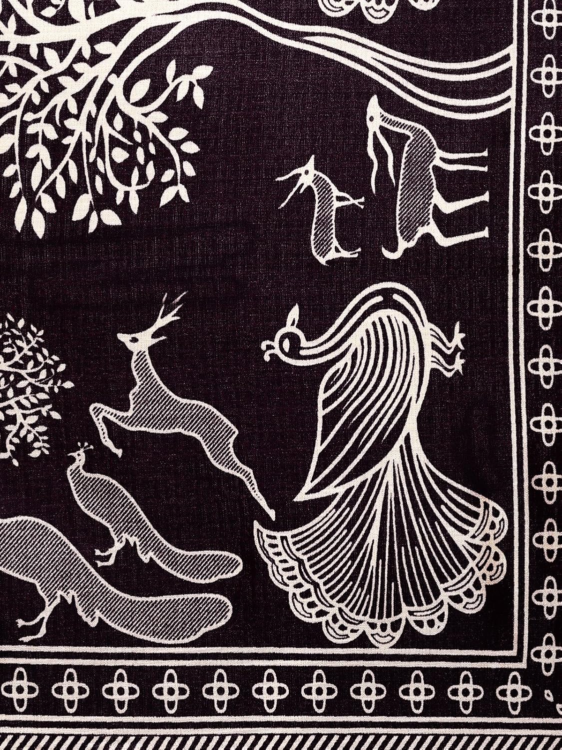 kanchnar women's silk printed dupatta