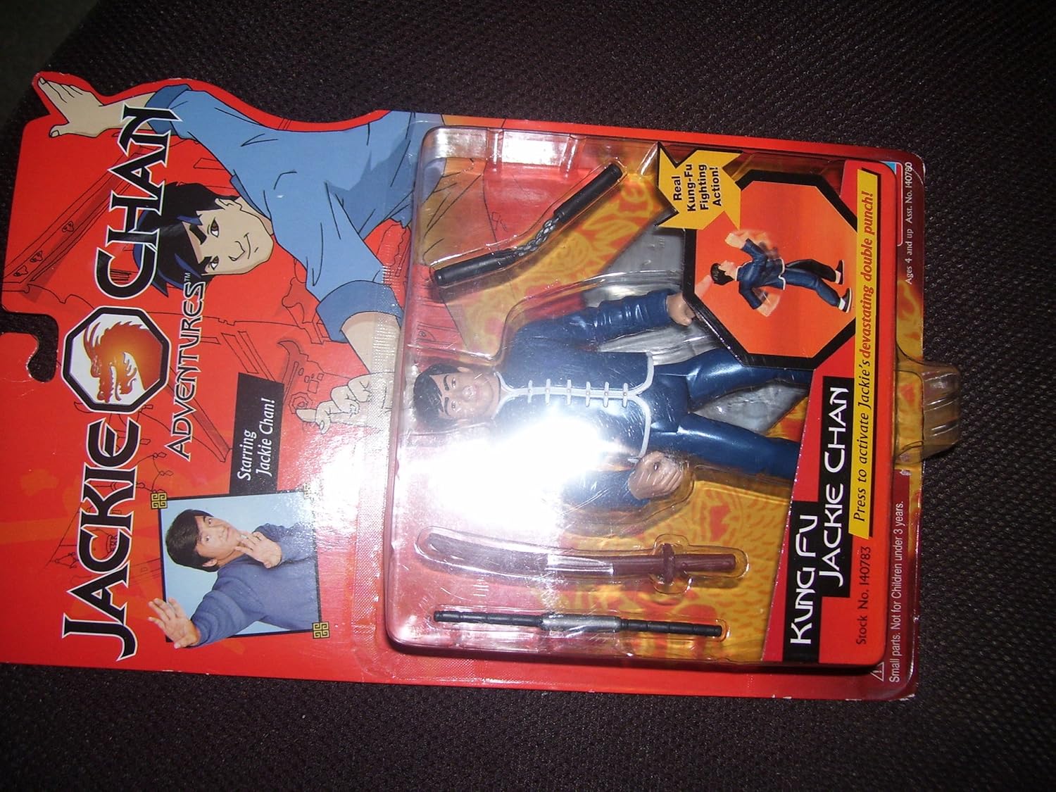 Jackie Chan Adventures Rare Kung Fu Jackie Chan Figure